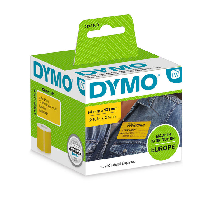 Dymo LabelWriter Standard Shipping Labels Yellow (54 x 101mm)