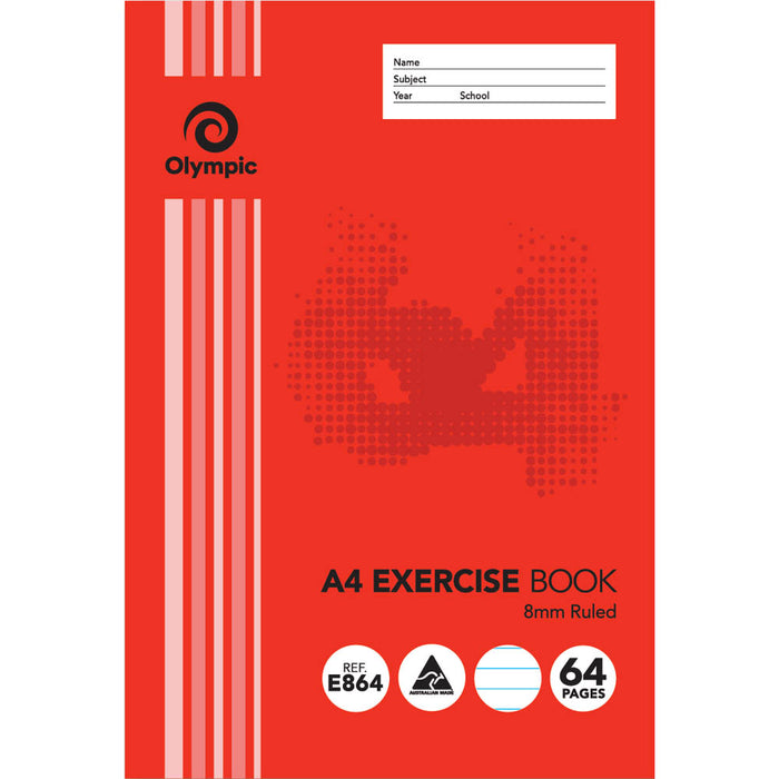 Olympic Exercise Book- A4 - 64 Pages