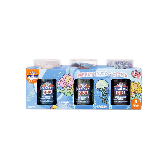 Elmer's Premade Slime Mermaid's Paradise Gue 3 Pack