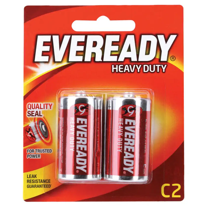 Eveready C Heavy Duty Battery 2 Pack