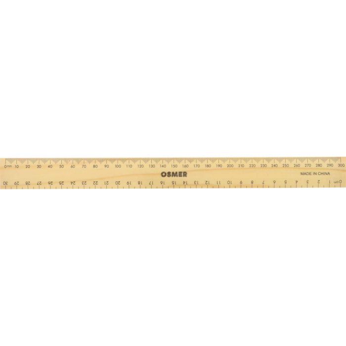 Osmer Wooden Ruler (30cm)