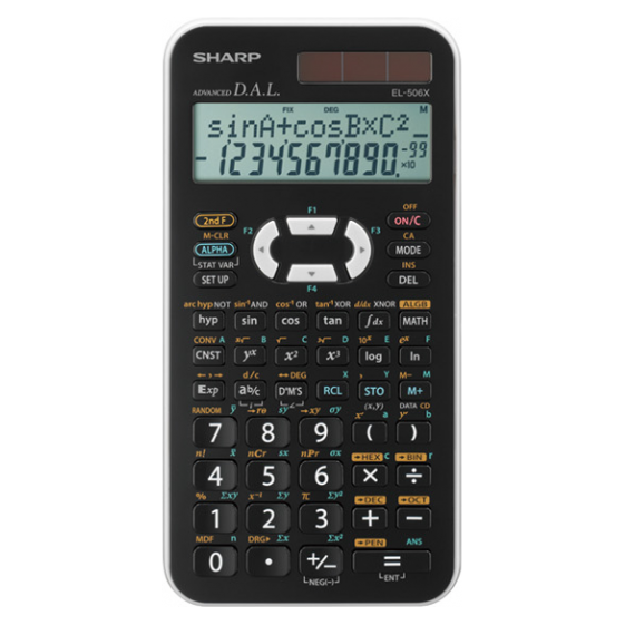 Sharp Scientific Calculator EL-506XB-WH