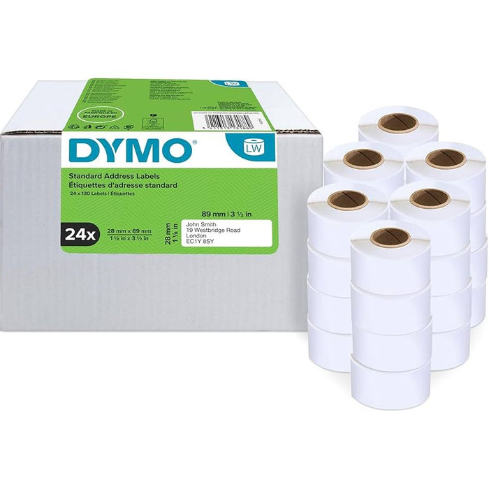 DYMO LabelWriter Address Labels 24PK (28mm x 89mm)