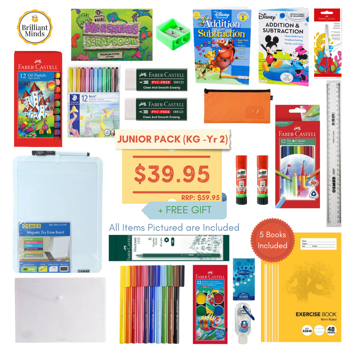 Junior Back to School Pack (KG to Year 2)