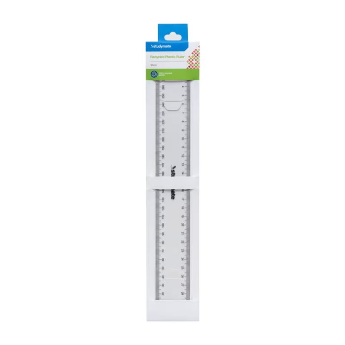 Studymate Recycled Plastic Ruler - 30cm