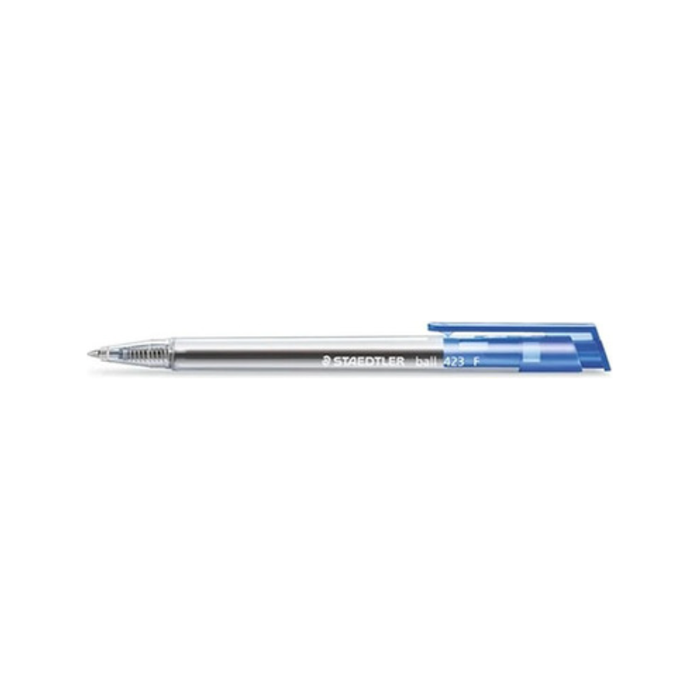 Ballpoint Pen Staedtler 423 Retractable Fine Blue (Single or 4 Pack)