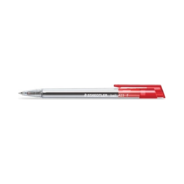 Ballpoint Pen - Staedtler - 423 - Retractable - Fine - Red (Single)