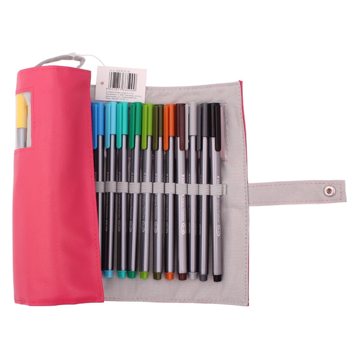 Staedtler Triplus Fineliners 20 Assorted Colours with Pencil Case