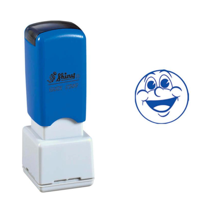 Staedtler Shiny Merit Stamp - Cheeky Face (Blue)