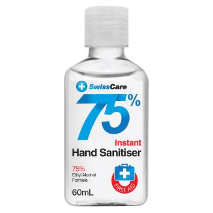 SwissCare 75% Hand Sanitiser (60mL)