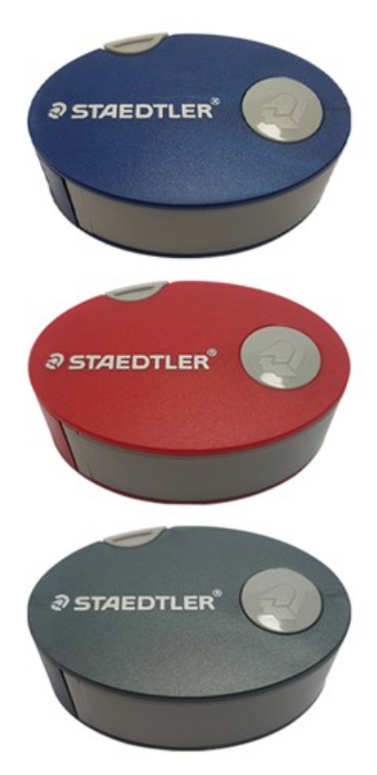 Staedtler 2 Hole Covered Pencil Sharpener (Assorted Colours)