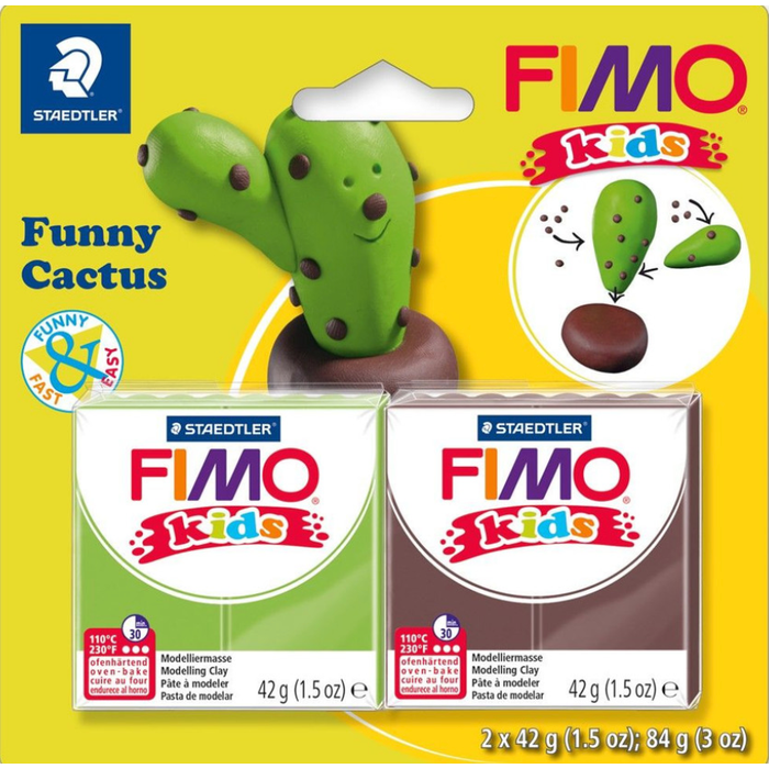 FIMO Modelling Clay Kids Funny Cactus