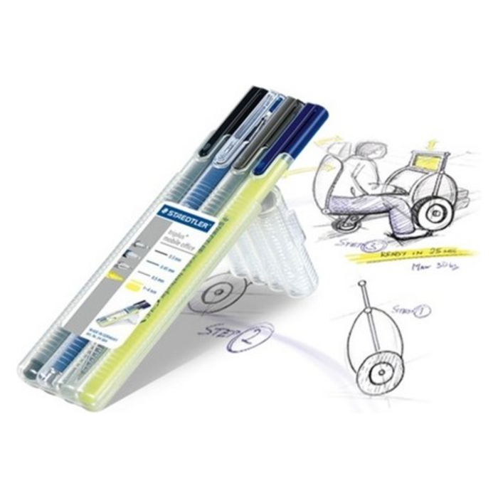 Staedtler Triplus Writing Set Mobile Office (4 Pack)