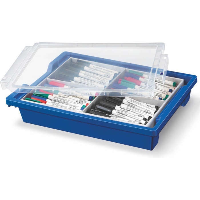 STAEDTLER LUMOCOLOR WHITEBOARD COMPACT IN A TOTE TRAY OF 144 MARKERS