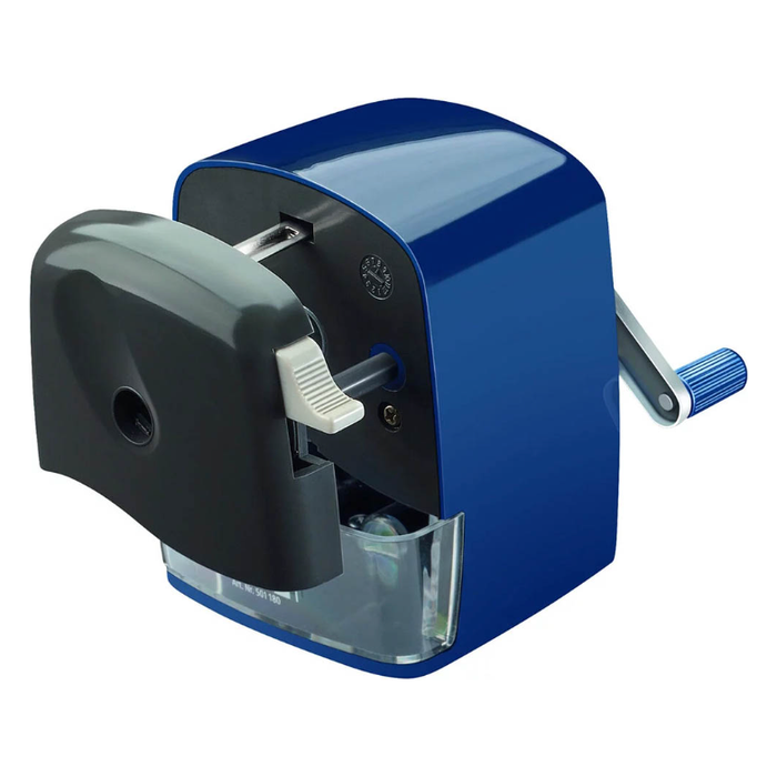 Staedtler Mars Rotary 501 Pencil Sharpener, 1-Hole, Blue