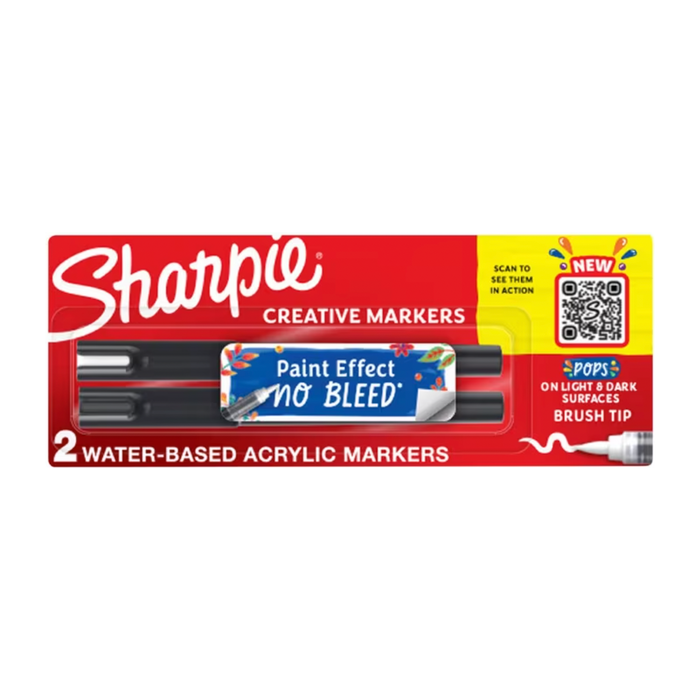 Sharpie Creative Marker Acrylic Brush (2 Pack)