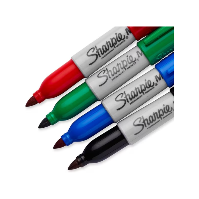 Sharpie Mini Permanent Markers Assorted (4 Pack)