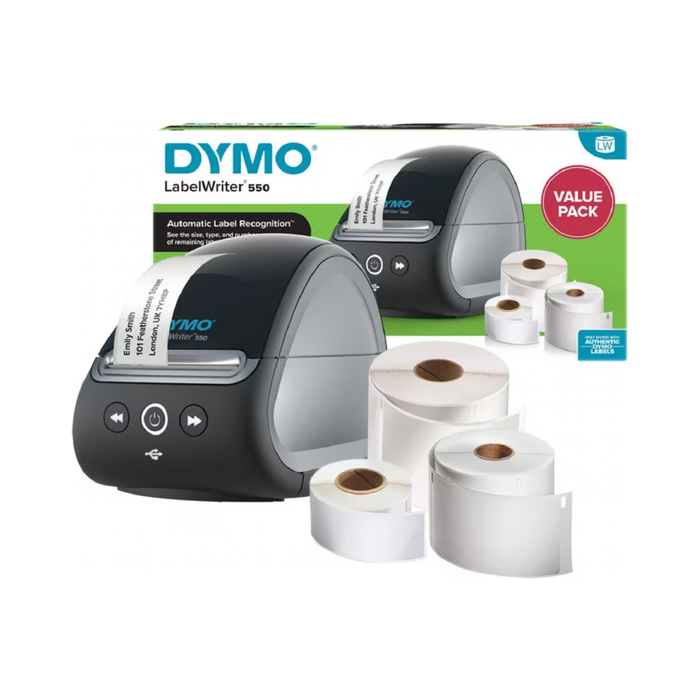 DYMO LabelWriter Label Printer (550 Value Pack)