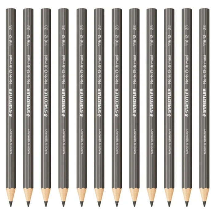 Staedtler Noris Club Maxi Learner 2B Graphite Pencil (12 Pack)