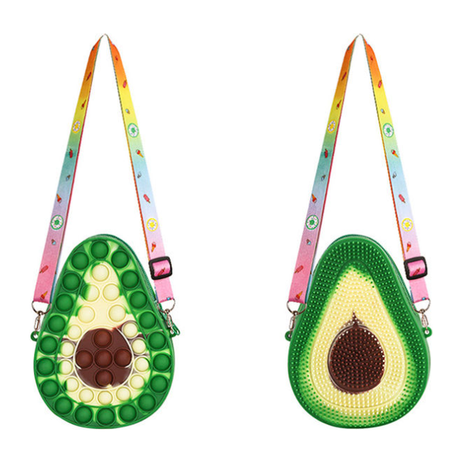 Avocado Pop It Purse