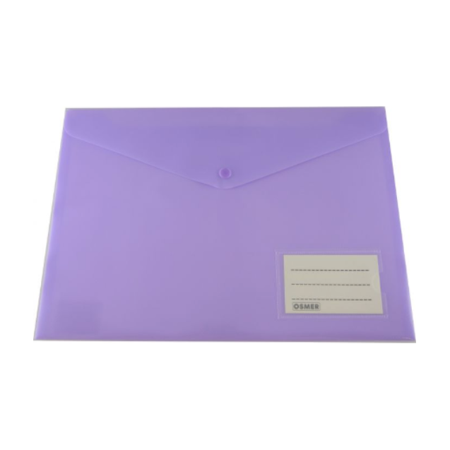 A4 Document Wallet with Name Pocket (Assorted Colours)