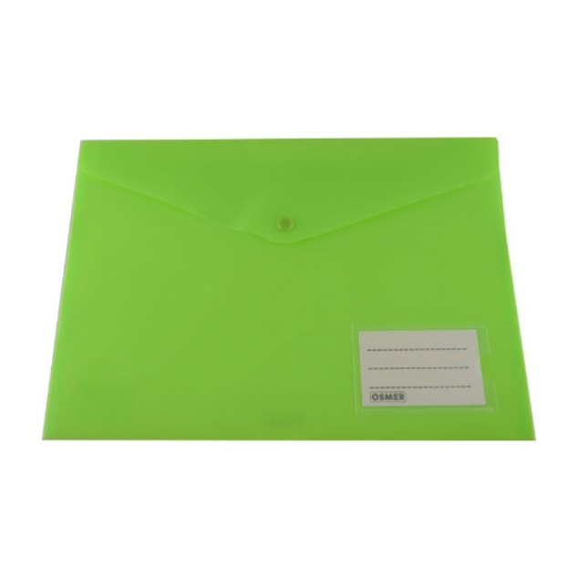 A4 Document Wallet with Name Pocket (Assorted Colours)