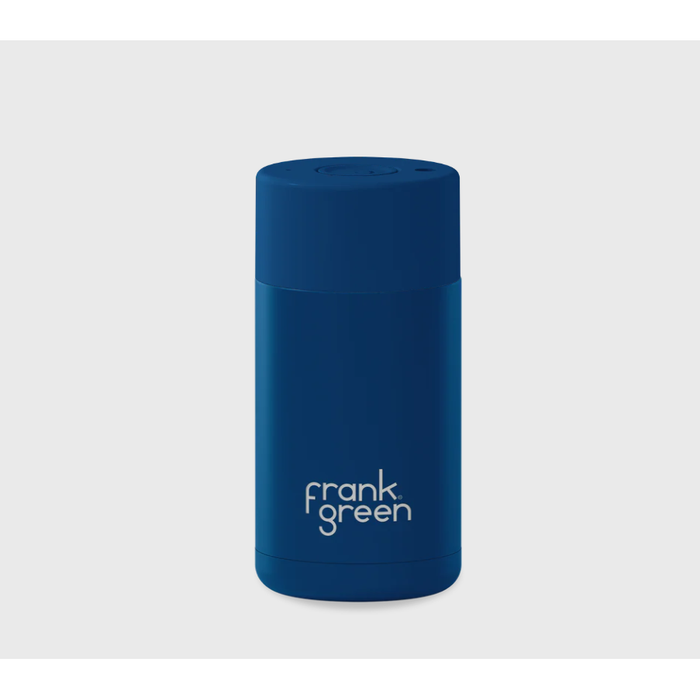 Frank Green Ceramic Reusable Cup with Push Button Lid (355mL)