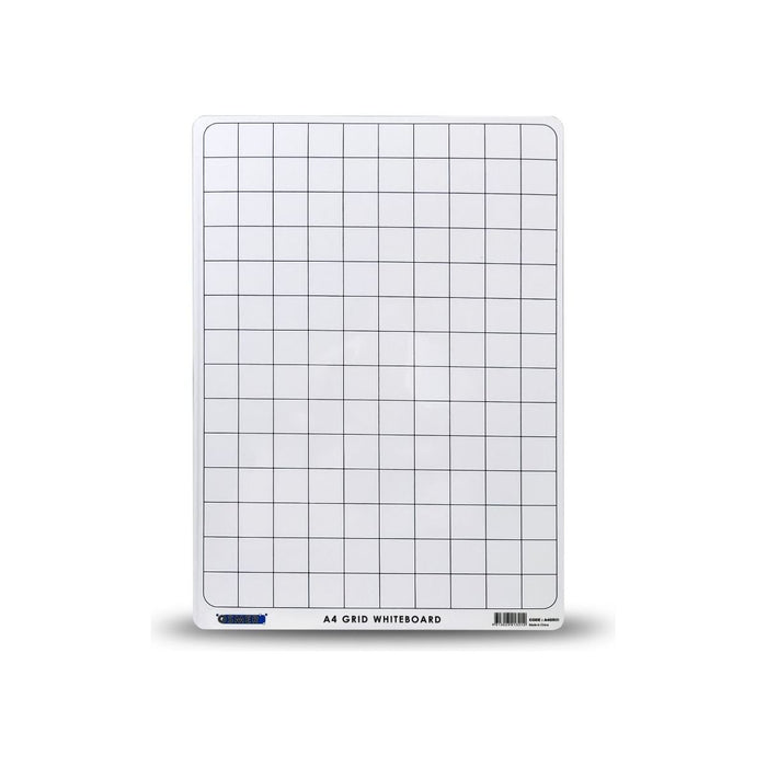 Osmer A4 Flexible Double Sided Whiteboard - Plain and Grid (Each)