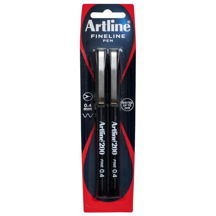 Artline 200 Fineliner 0.4mm Black