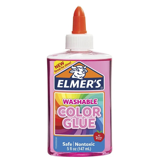 Elmer's Washable Colour Glue Hot Pink (147mL)