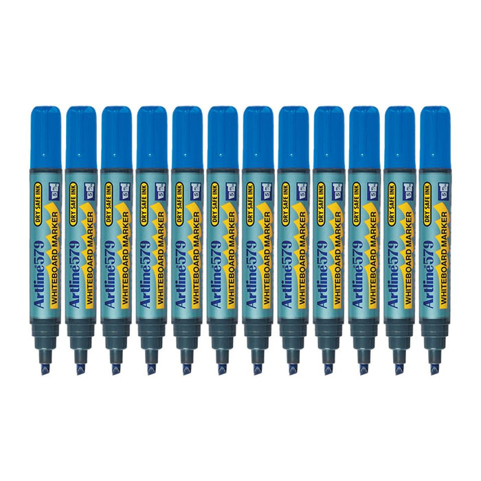 Artline 579 Whiteboard Marker Blue Chisel Tip