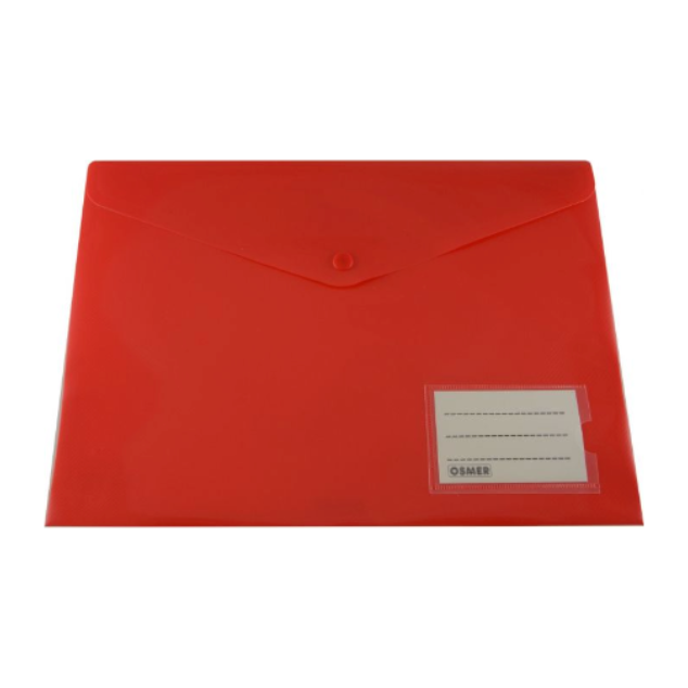 A4 Document Wallet with Name Pocket (Assorted Colours)