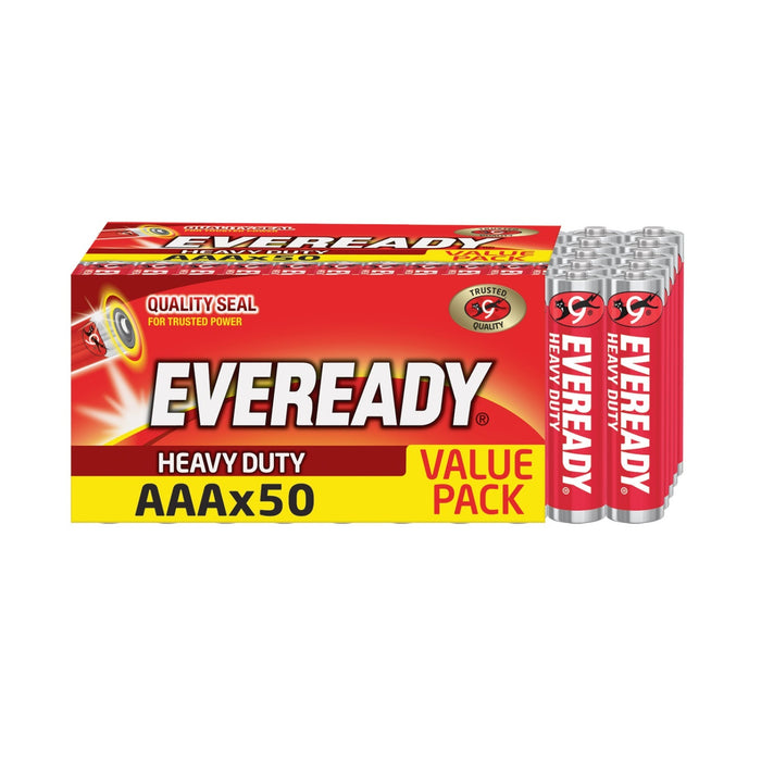 Eveready AA Heavy Duty Battery 50 Pack